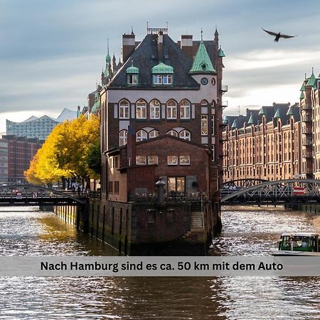 Lodge Of Africa - Einzigartige Themenzimmer, Eingezaeunten Garten, Sauna, Whirlpool & Kamin, Hunde Willkommen, Gasgrill, Voll Ausgestattete Kueche, Grosser Essbereich, Hamburg & Stade In Der Naehe Twielenfleth Kültér fotó
