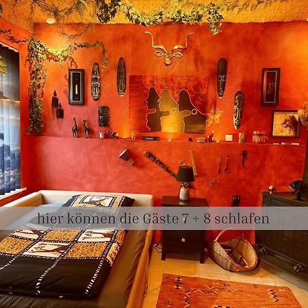 Lodge Of Africa - Einzigartige Themenzimmer, Eingezaeunten Garten, Sauna, Whirlpool & Kamin, Hunde Willkommen, Gasgrill, Voll Ausgestattete Kueche, Grosser Essbereich, Hamburg & Stade In Der Naehe Twielenfleth Kültér fotó