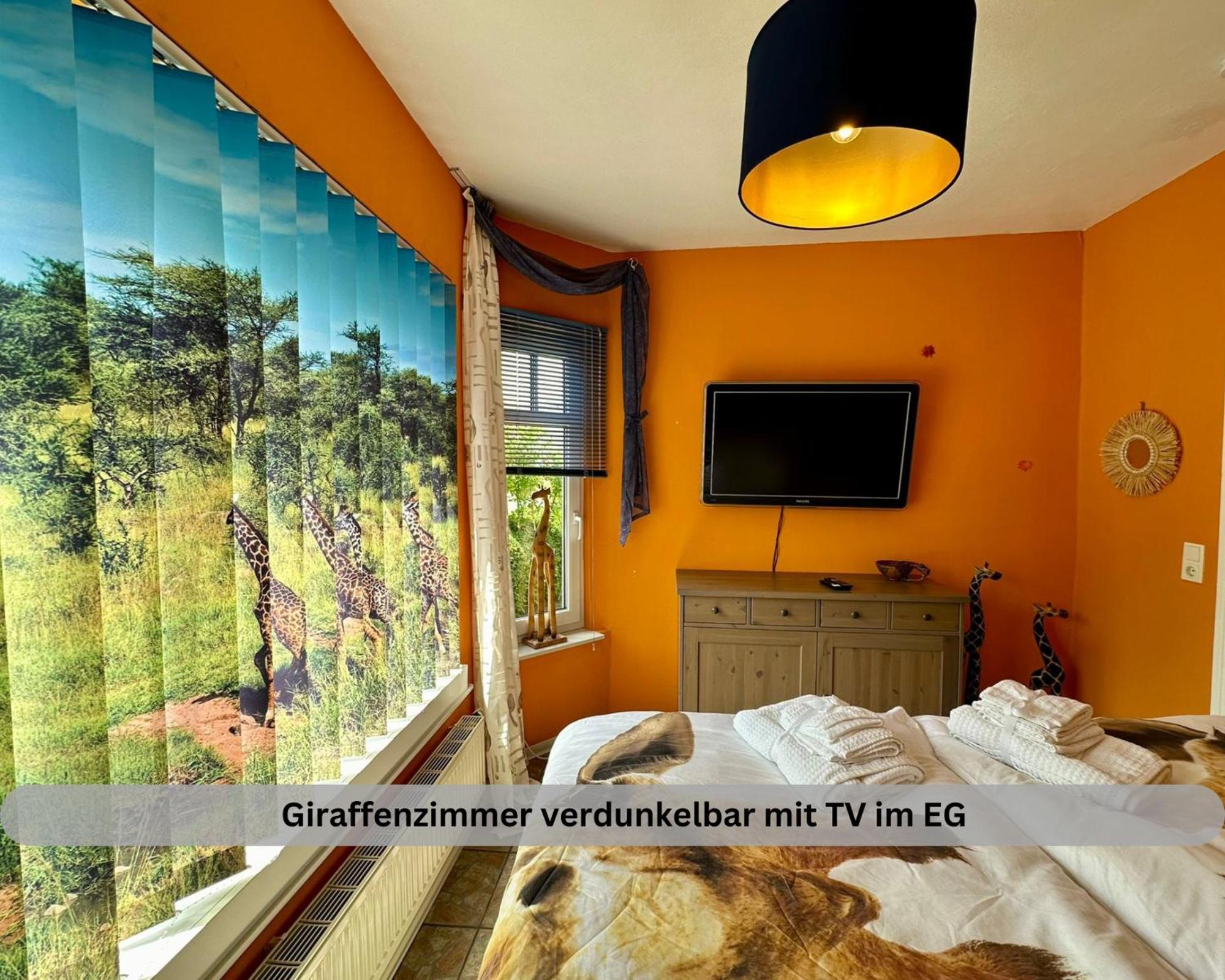 Lodge Of Africa - Einzigartige Themenzimmer, Eingezaeunten Garten, Sauna, Whirlpool & Kamin, Hunde Willkommen, Gasgrill, Voll Ausgestattete Kueche, Grosser Essbereich, Hamburg & Stade In Der Naehe Twielenfleth Kültér fotó