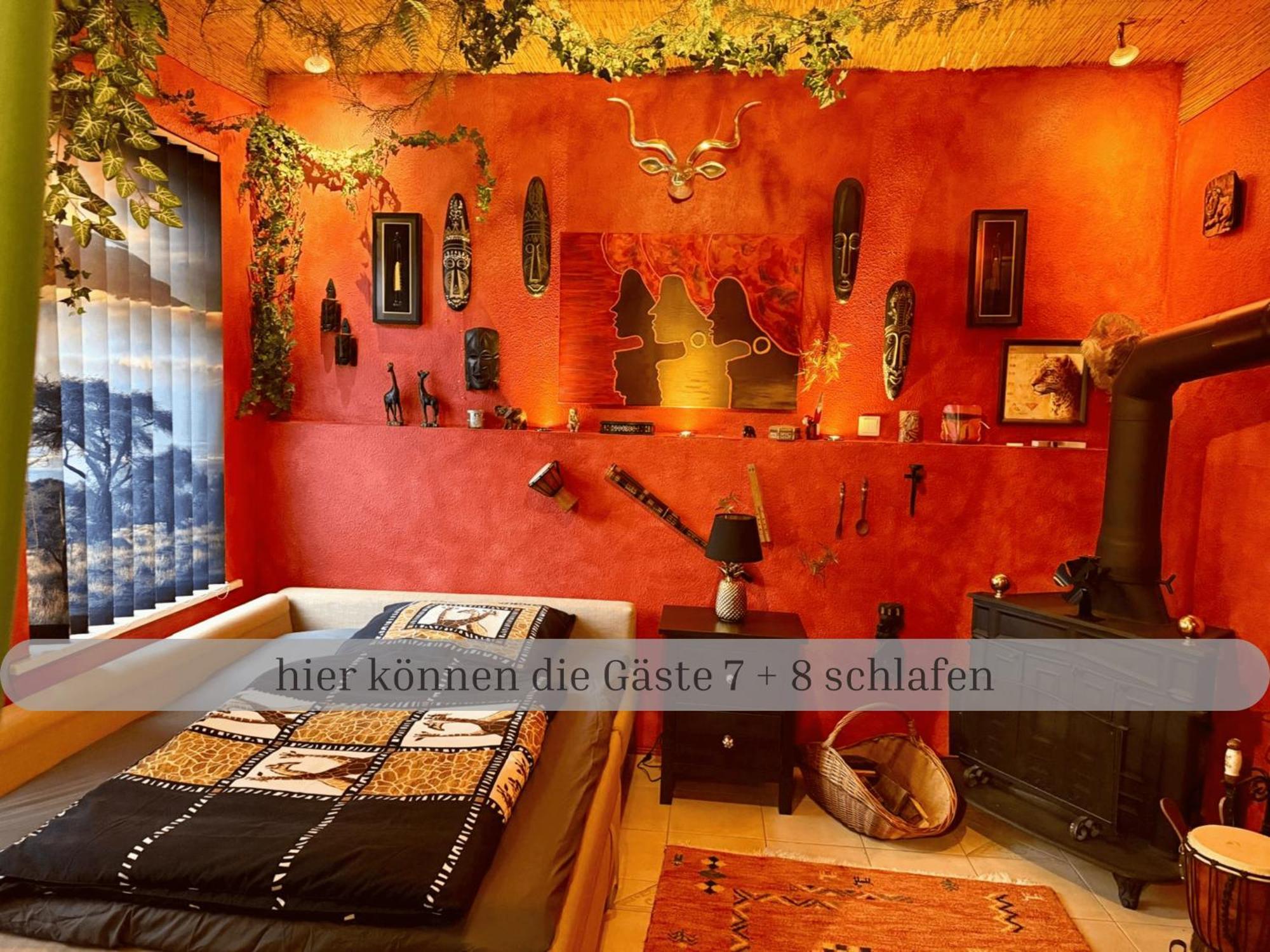 Lodge Of Africa - Einzigartige Themenzimmer, Eingezaeunten Garten, Sauna, Whirlpool & Kamin, Hunde Willkommen, Gasgrill, Voll Ausgestattete Kueche, Grosser Essbereich, Hamburg & Stade In Der Naehe Twielenfleth Kültér fotó